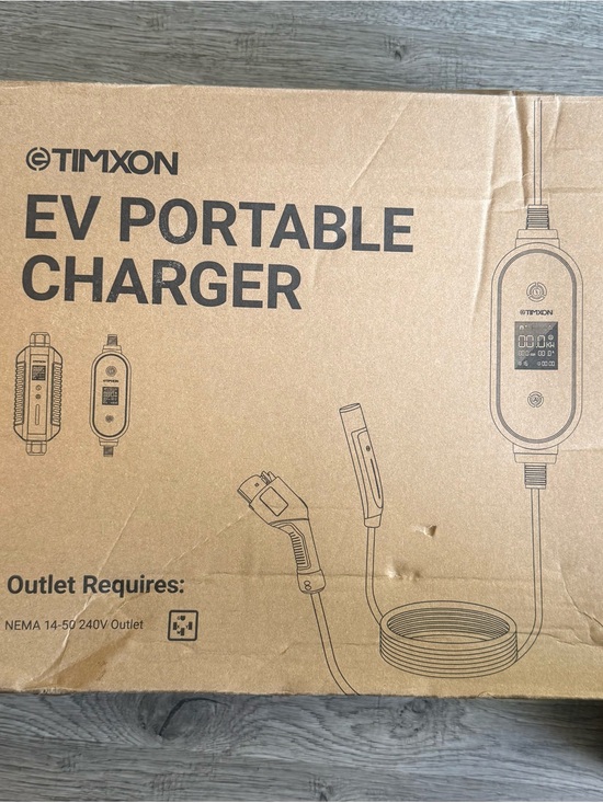 Other - EV Portable Charger - Brown Cardboard Packaging